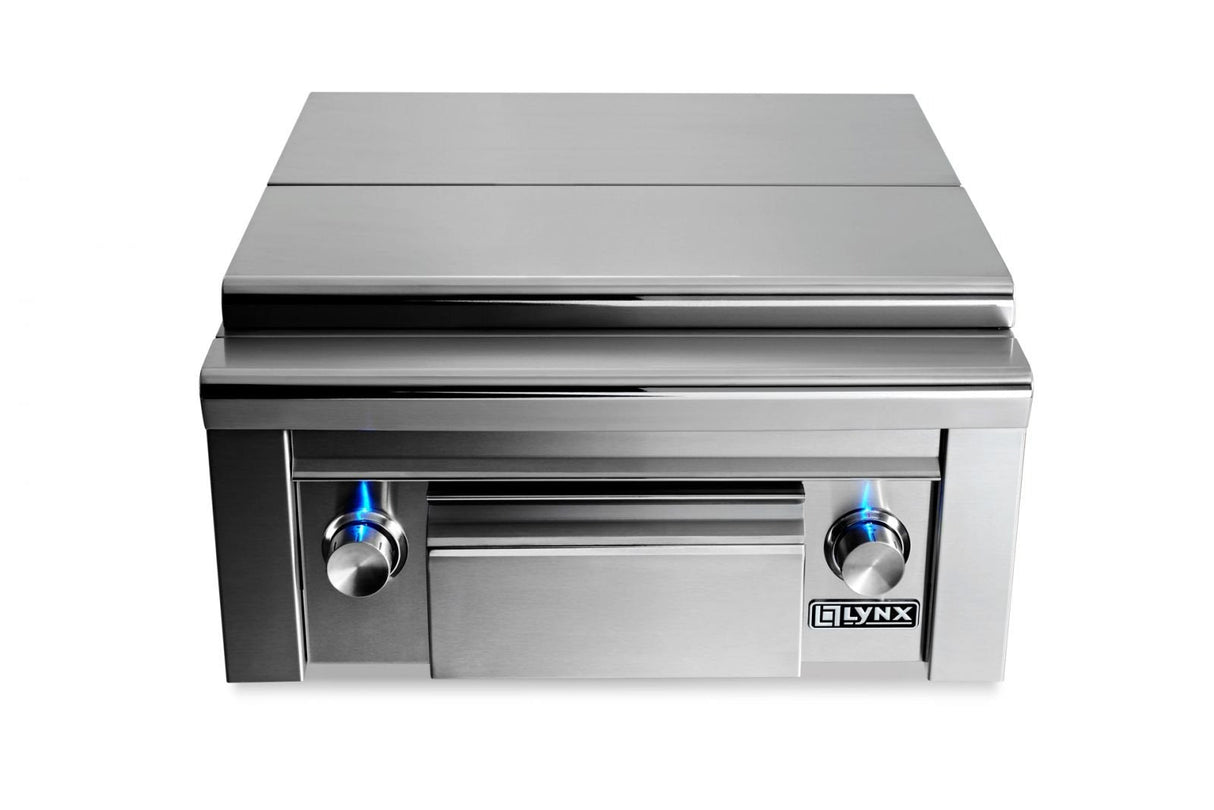 Lynx Professional Built-In Natural Gas Double Side Burner with Prep Center - LSB2PC-1-NG