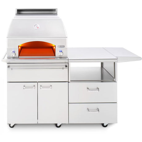 Lynx Professional Napoli 30-Inch Natural Gas Outdoor Pizza Oven On Mobile Kitchen Cart - LPZAF-NG