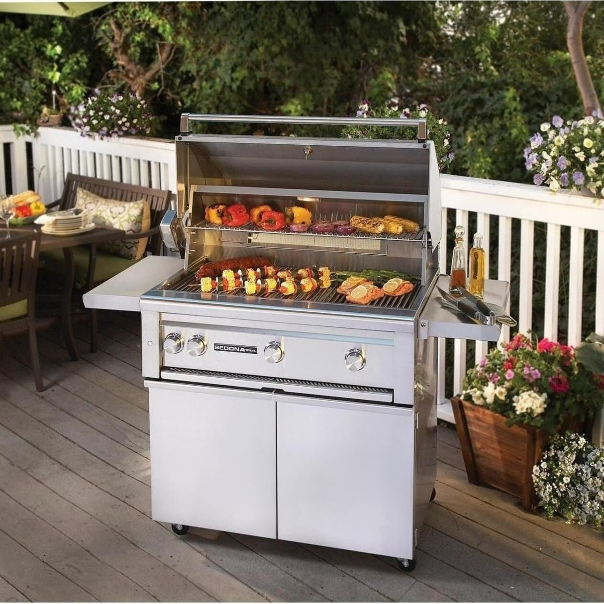 Lynx Sedona 36-Inch Natural Gas Grill With One Infrared ProSear Burner And Rotisserie - L600PSFR-NG