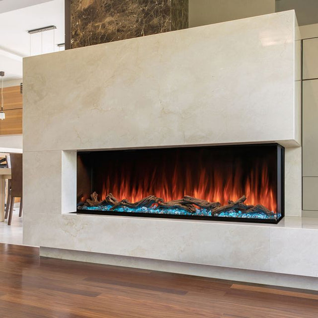 Modern Flames Landscape Pro Multi-Sided 44 Inch Built-In Electric Fireplace Linear Firebox