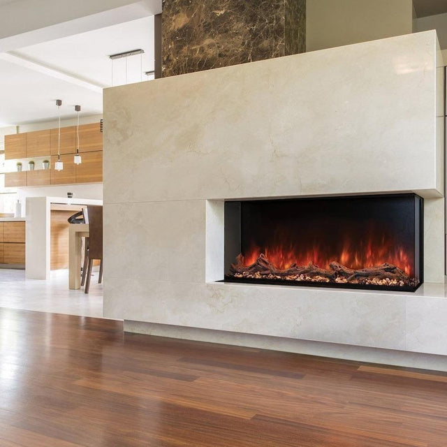Modern Flames Landscape Pro Multi-Sided 44 Inch Built-In Electric Fireplace Linear Firebox