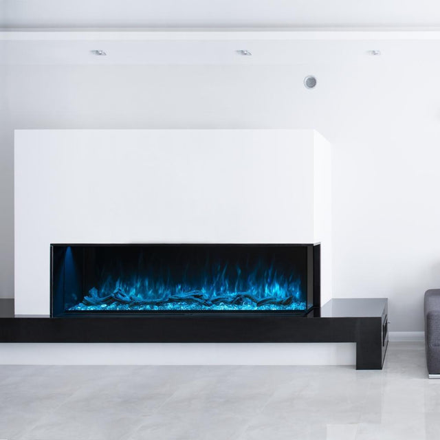 Modern Flames Landscape Pro Multi-Sided 44 Inch Built-In Electric Fireplace Linear Firebox