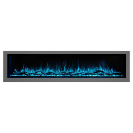 Modern Flames Landscape Pro Multi-Sided Built-In 56 Inch Electric Fireplace Linear Firebox