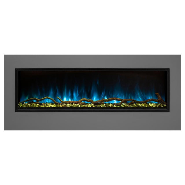 Modern Flames Landscape Pro Slim 44 Inch Built-In Electric Fireplace Recessed Linear Firebox