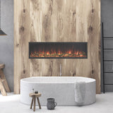 Modern Flames Landscape Pro Slim 56 Inch Built-In Electric Fireplace Recessed Linear Firebox