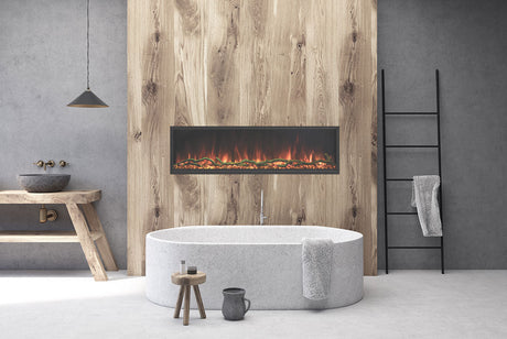 Modern Flames Landscape Pro Slim 68 Inch Built-In Electric Fireplace Recessed Linear Firebox