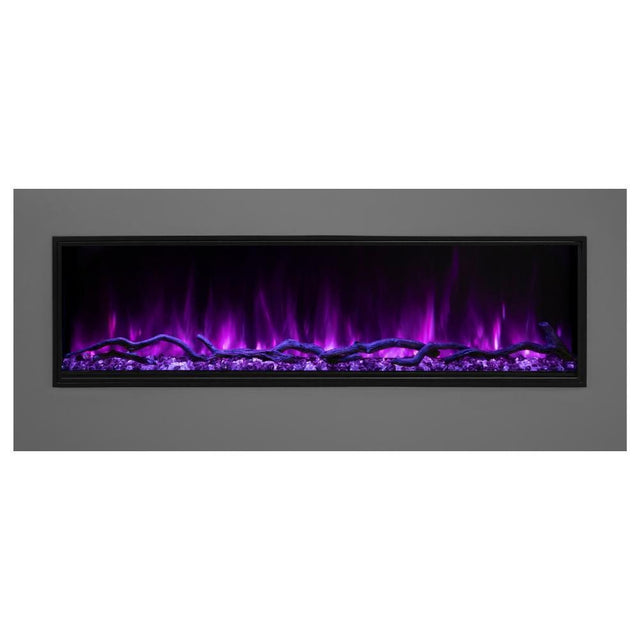 Modern Flames Landscape Pro Slim 80 Inch Built-In Electric Fireplace Recessed Linear Firebox