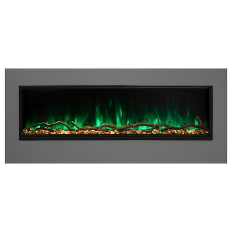 Modern Flames Landscape Pro Slim 80 Inch Built-In Electric Fireplace Recessed Linear Firebox