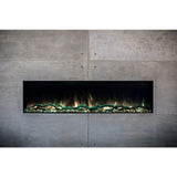Modern Flames Landscape Pro Slim 96 Inch Built-In Electric Fireplace Recessed Linear Firebox