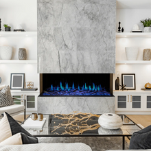 Load image into Gallery viewer, Modern Flames Orion Multi-Sided 76 Inch Built-In Electric Fireplace
