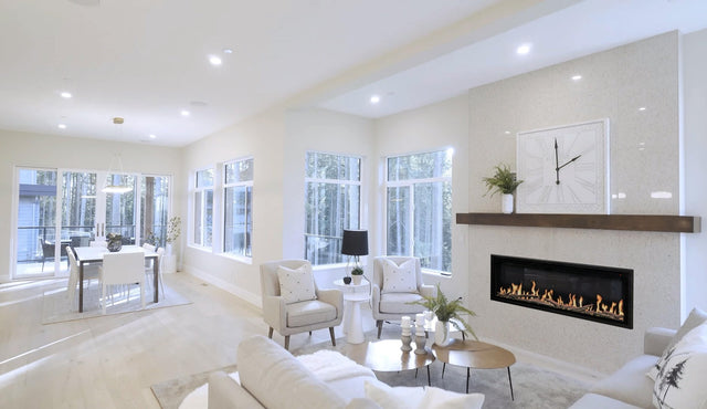 Modern Flames Orion Slim Series 100 Inch Built-In / Wall Mounted Electric Fireplace
