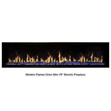 Modern Flames Orion Slim Series 100 Inch Built-In / Wall Mounted Electric Fireplace