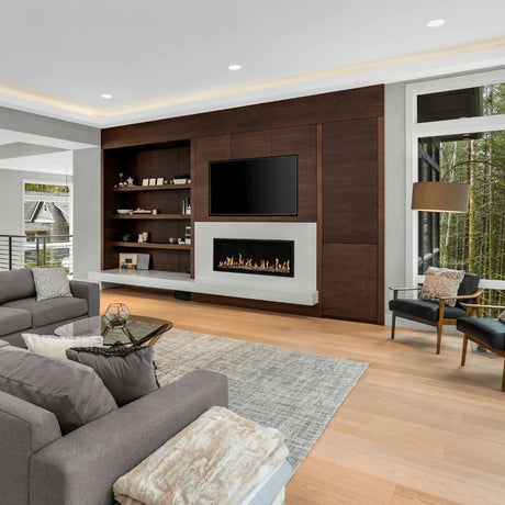 Modern Flames Orion Slim Series 60 Inch Built-In / Wall Mounted Electric Fireplace