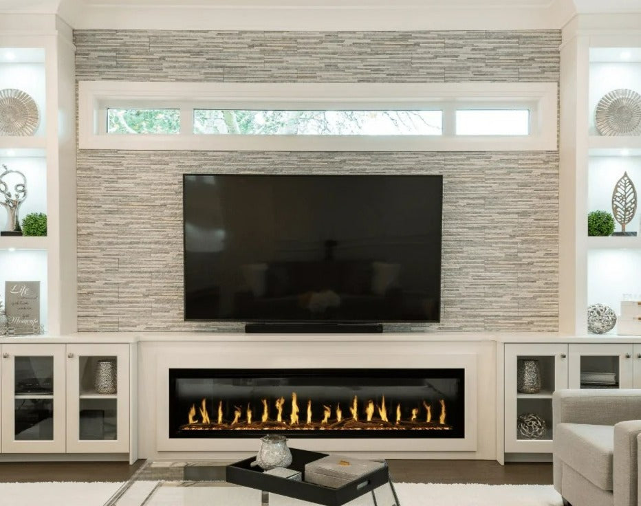 Resultado de imagen para chimenea electrica empotrable  Modern fireplace,  Modern electric fireplace, Built in electric fireplace