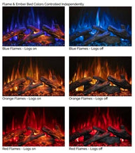 Load image into Gallery viewer, Modern Flames Redstone 54&quot; Built-In Flush Mount Electric Fireplace
