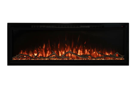 Modern Flames Spectrum Slimline 60 Inch Recessed/Wall Mount Linear Electric Fireplace