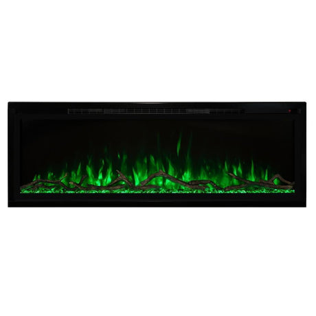 Modern Flames Spectrum Slimline 74 Inch Recessed/Wall Mount Linear Electric Fireplace