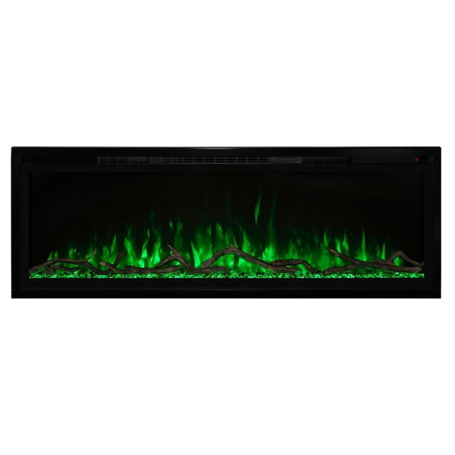 Modern Flames Spectrum Slimline 74 Inch Recessed/Wall Mount Linear Electric Fireplace