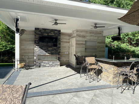 Montigo Mahana PL60VO Ventless Outdoor Gas Fireplace - 60"