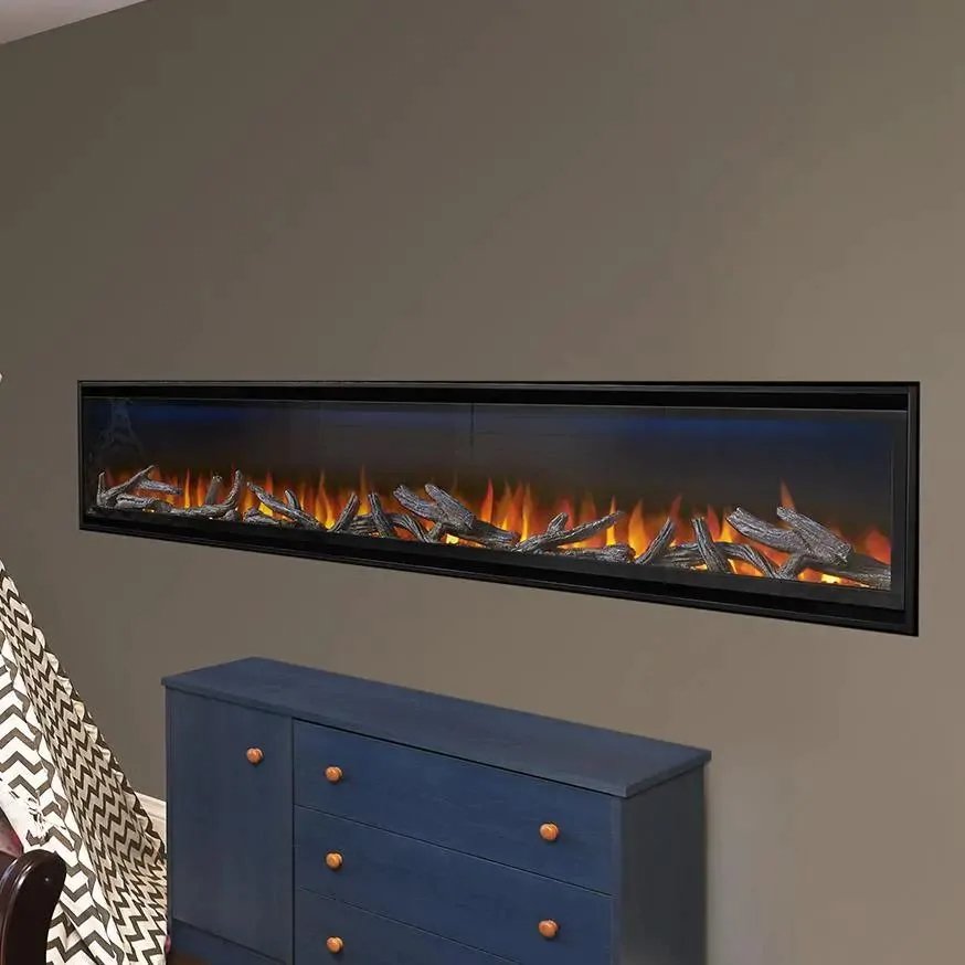 Napoleon Alluravision Deep 74-Inch Electric Fireplace - NEFL74CHD