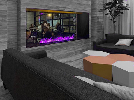 NetZero 40" NZWP40B Waterplace Platinum Vapor Electric Fireplace