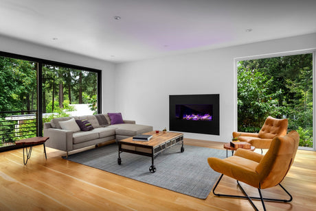 NetZero 40" NZWP40B Waterplace Platinum Vapor Electric Fireplace