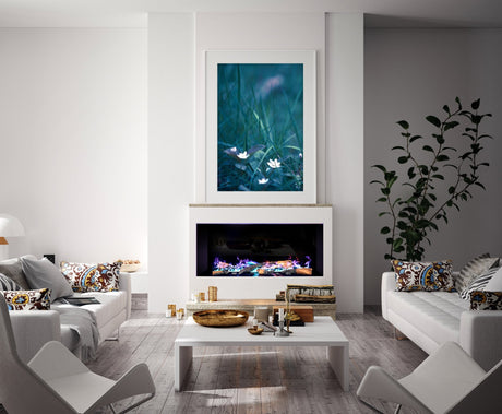 NetZero 40" NZWP40B Waterplace Platinum Vapor Electric Fireplace