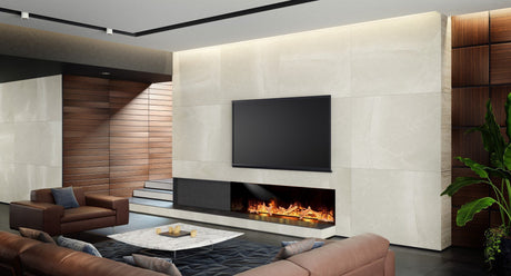NetZero 60" NZWP60B Waterplace Platinum Vapor Electric Fireplace