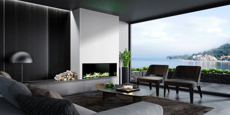 NetZero 60" NZWP60B Waterplace Platinum Vapor Electric Fireplace