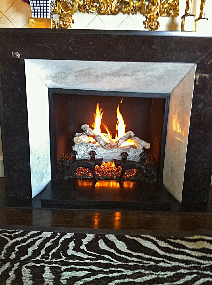  Large Birch Fireplace Log Set of Five : Home & Kitchen
