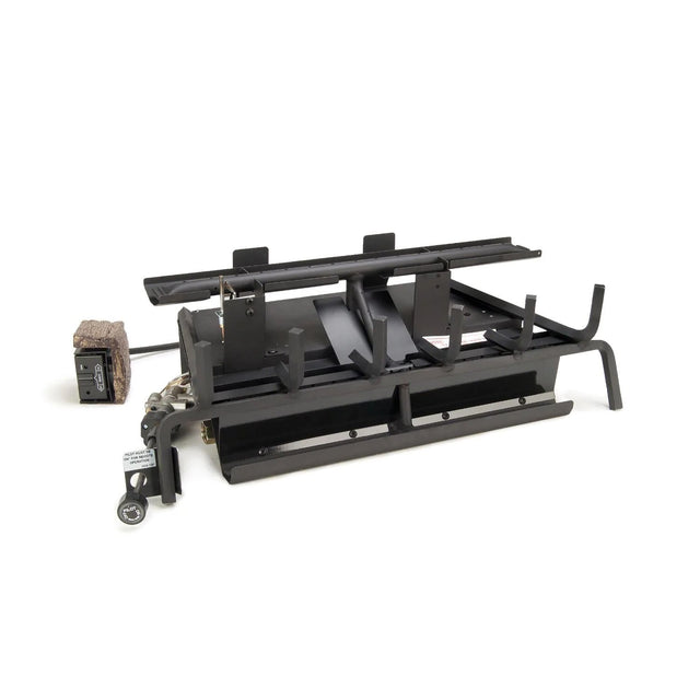 Peterson Real Fyre Mountain Crest Oak Gas Log Set With Vented ANSI Certified G31 Triple-Tier Burner