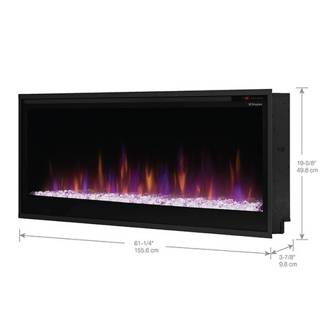 Dimplex Multi-Fire Slim 60 Inch Linear Electric Fireplace