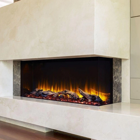 SimpliFire Scion Trinity 55 Inch 3-Sided Linear Electric Fireplace