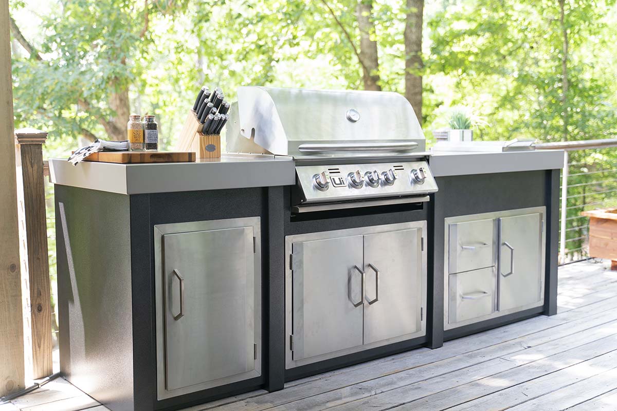 Stoll Prefabricated and Custom Outdoor Kitchen Islands