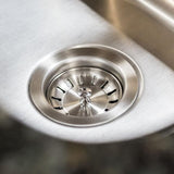 Summerset 19 X 15 Stainless Steel Undermount Sink W/ Single Handle Hot/Cold Goose Neck Faucet - SSNK-19U