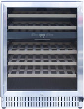 Load image into Gallery viewer, Summerset 24&quot; Outdoor Rated Dual Zone Wine Cooler
