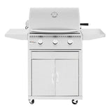 Summerset Sizzler 26-Inch 3-Burner Freestanding Gas Grill On Cart
