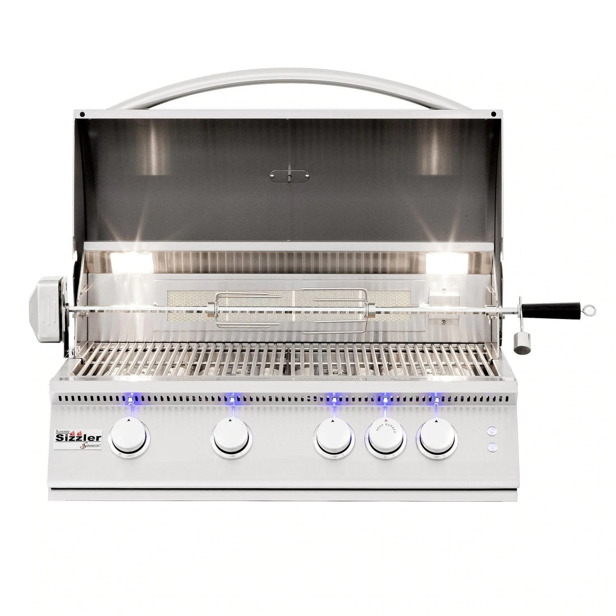 Summerset Sizzler Pro 32-Inch 4-Burner Built-In Gas Grill With Rear Infrared Burner