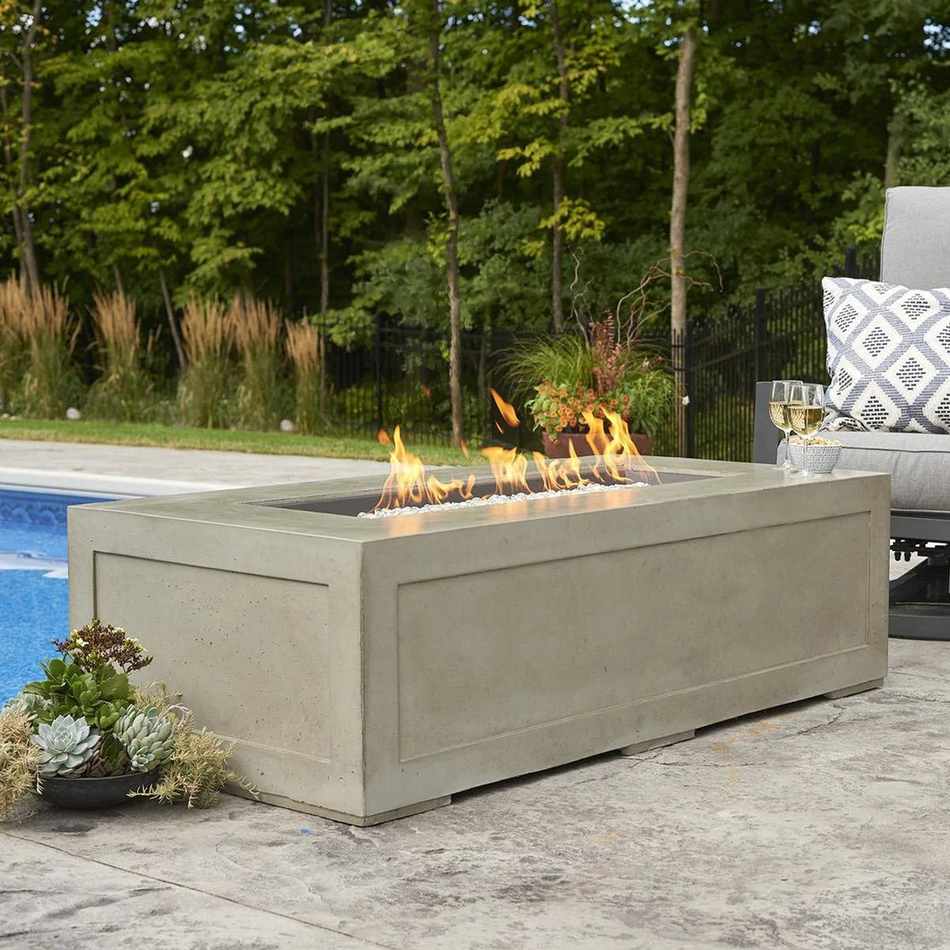 The Outdoor GreatRoom Company Cove 60-Inch Linear Gas Fire Pit Table