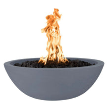 Load image into Gallery viewer, The Outdoor Plus Sedona 33-Inch Gas Fire Bowl Fire Pit - Gray - Electronic Ignition
