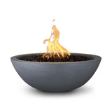 The Outdoor Plus Sedona 33-Inch Gas Fire Bowl Fire Pit - Gray - Electronic Ignition