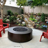 The Outdoor Plus Unity Powder Coat Steel Fire Pit Fire Table