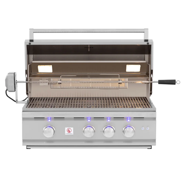 Summerset TRL 32-Inch 3-Burner Built-In Propane Gas Grill With Rotisserie - TRL32-LP