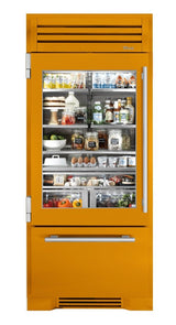 True 36 Inch Refrigerator with Bottom Freezer with Glass Door