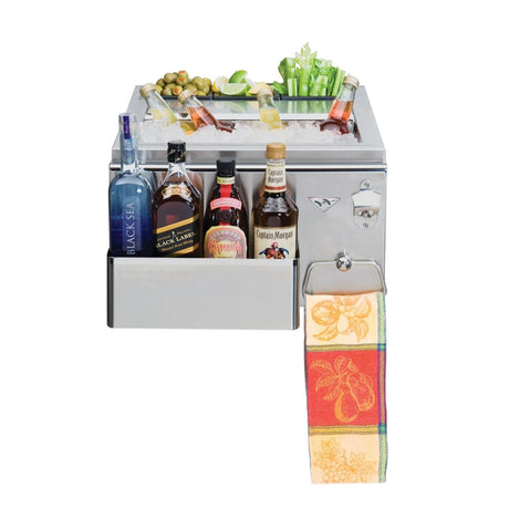 Twin Eagles 18-Inch Built-In Stainless Steel Outdoor Bar