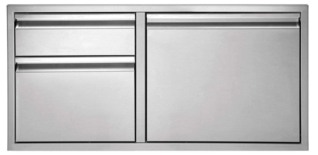 Twin Eagles 30 Inch Stainless Steel Double Drawer & Access Door Combo