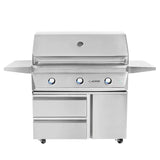 Twin Eagles 42-Inch 3-Burner Freestanding Gas Grill On Cart