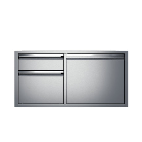 Twin Eagles 42-Inch Stainless Steel Access Door & Double Drawer Combo - TEDD422-B