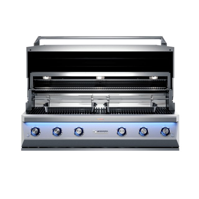 Twin Eagles Eagle One 54-Inch 4-Burner Built-In Gas Grill with Sear Zone & Two Infrared Rotisserie Burners
