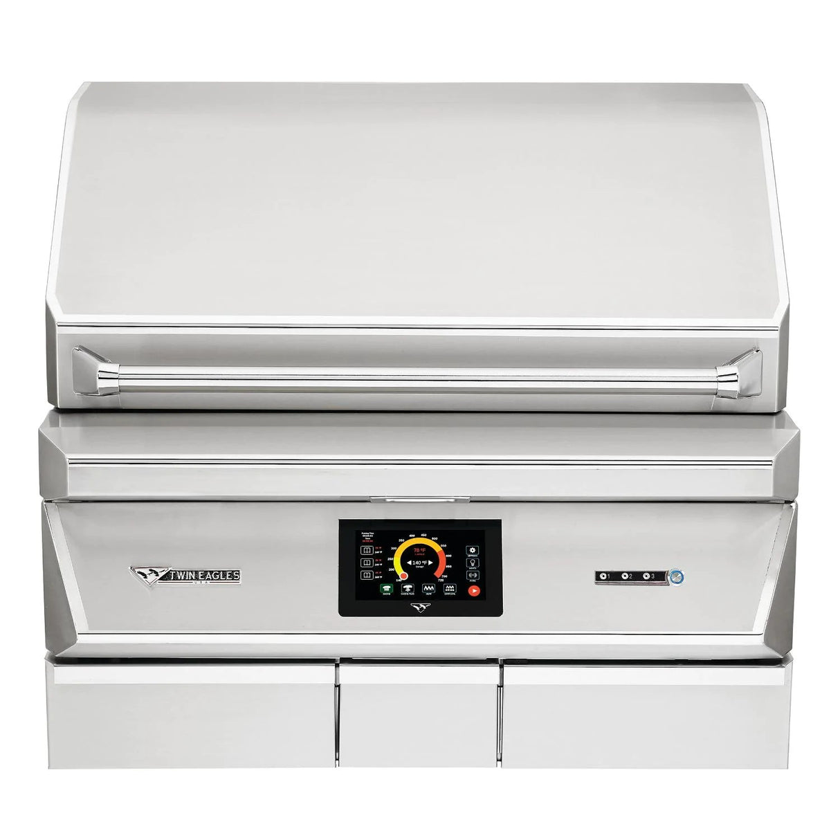 Twin Eagles Wi-Fi Controlled 36-Inch Built-In Stainless Steel Pellet Grill and Smoker with Rotisserie